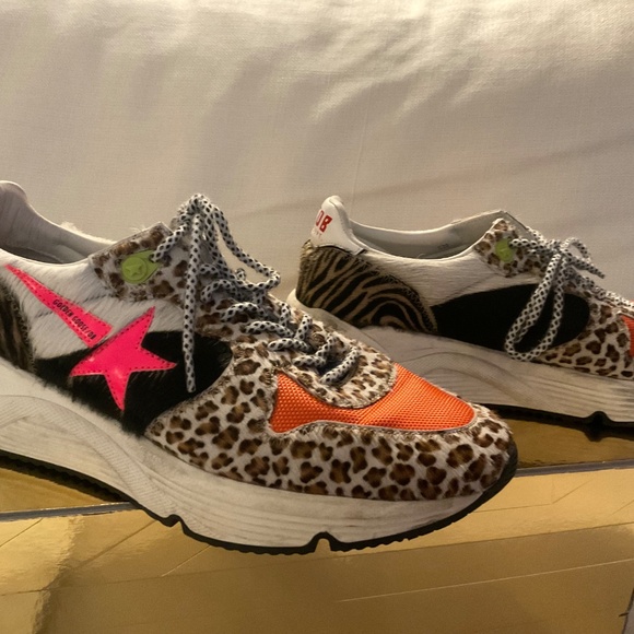 Golden Goose Zoo Puzzle Running Sole Sneakers in size EU 38 - Picture 2 of 7